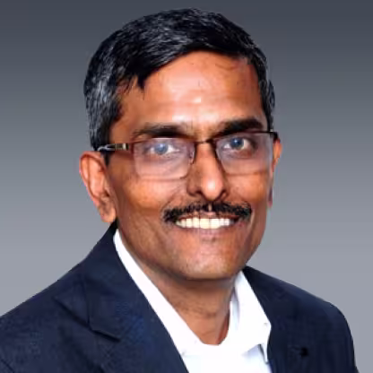 Portrait headshot of Dr. Sridharan Rajagopal